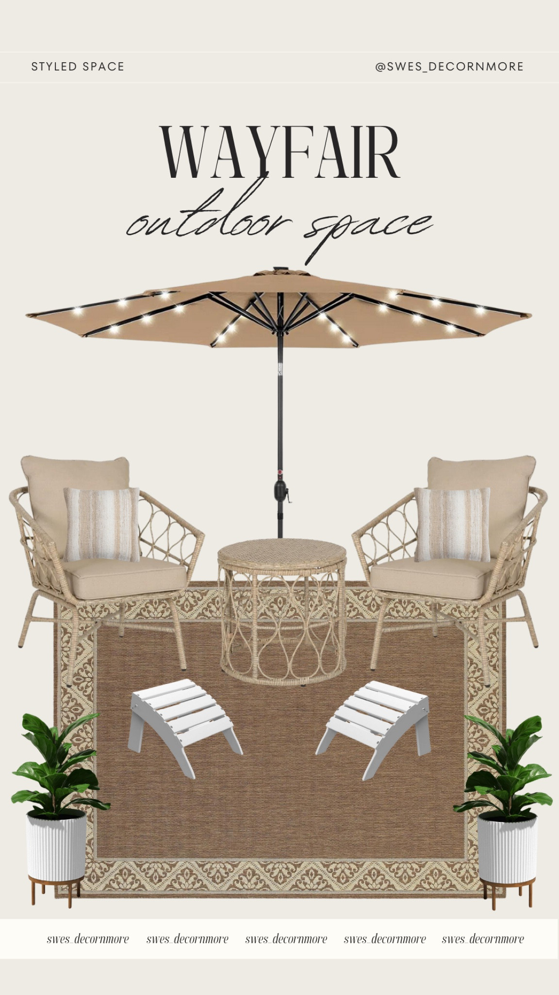 Loving the two person outdoor space from Wayfair for sitting and relaxing in the upcoming fall weather! 

#LTKStyleTip #LTKSeasonal #LTKHome