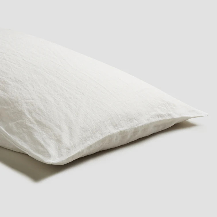 White Linen Pillowcases (Pair) | Piglet