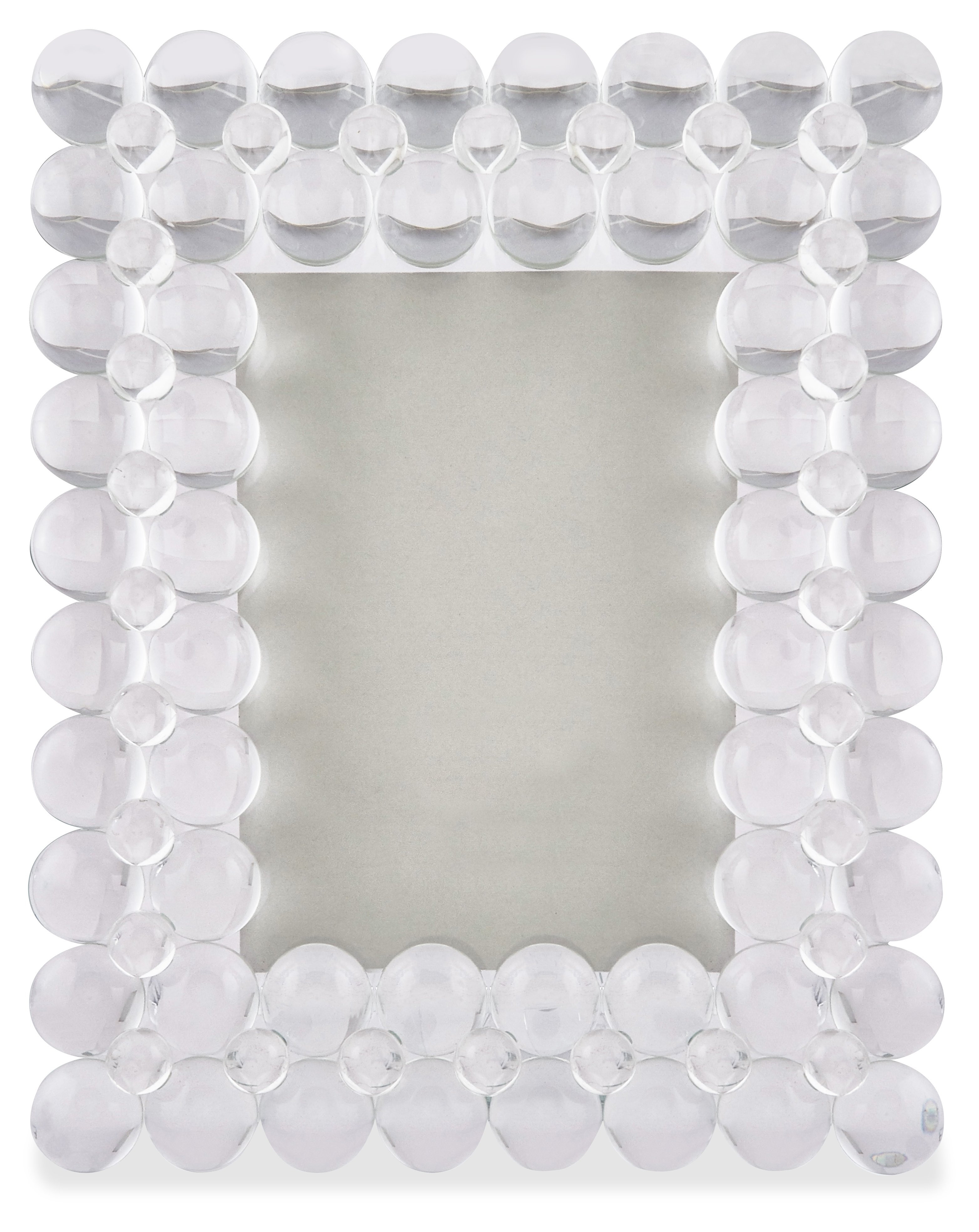 Corina Bubble Frame, Crystal | One Kings Lane