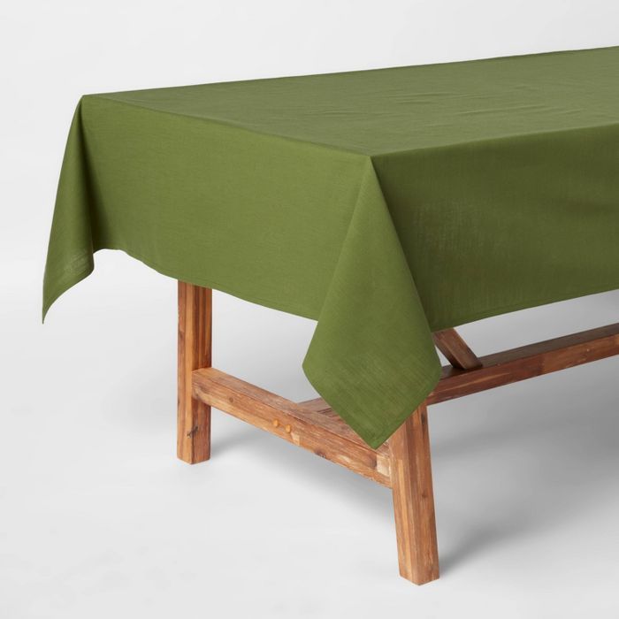 Tablecloth Solid Green - Threshold™ | Target