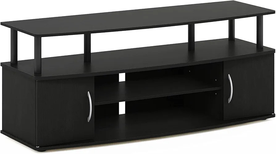 Amazon.com: Furinno JAYA Large Entertainment Stand for TV Up to 55 Inch, Blackwood : Home & Kitch... | Amazon (US)