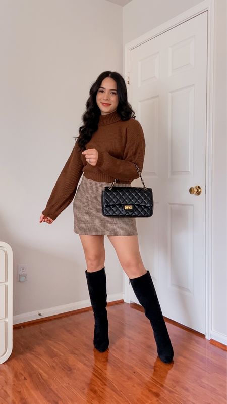 get 15% off sweater, skirt, and boots with code Q3YGJESS {wearing everything in size medium all fits true to size} 🤎🍂

#LTKfindsunder50 #LTKSeasonal #LTKsalealert