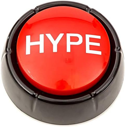 Hype Button | Hip Hop Air Horn Sound Effect Button (Batteries Included) Stocking Stuffer Back to ... | Amazon (US)