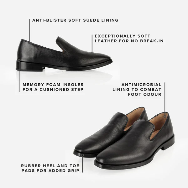 The Daily Loafer 2.0 Black | Poppy Barley
