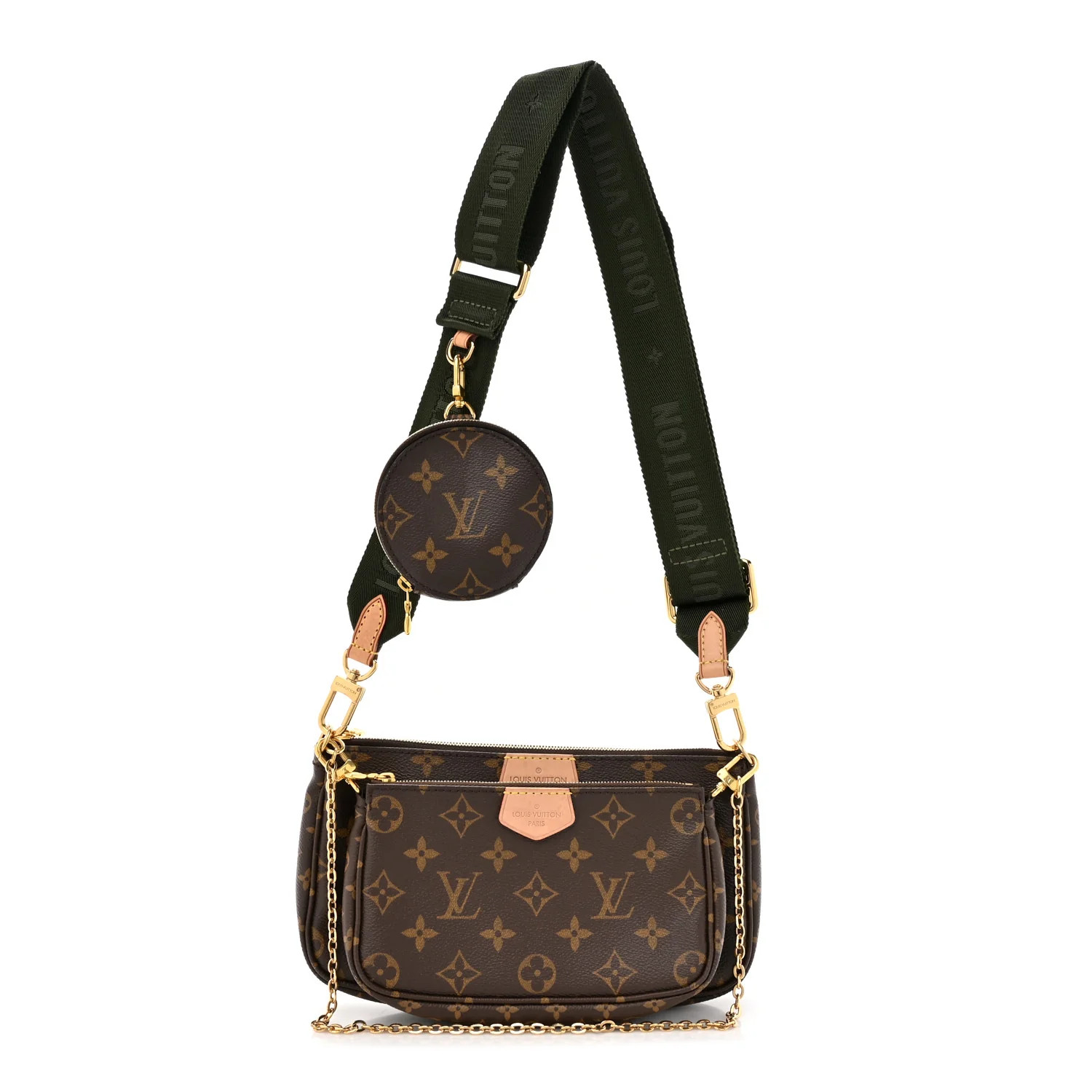 Monogram Multi Pochette Accessories Kaki | FASHIONPHILE (US)