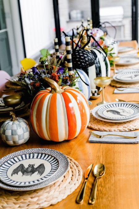 High Low Halloween Tablescape 🎃🍁💫