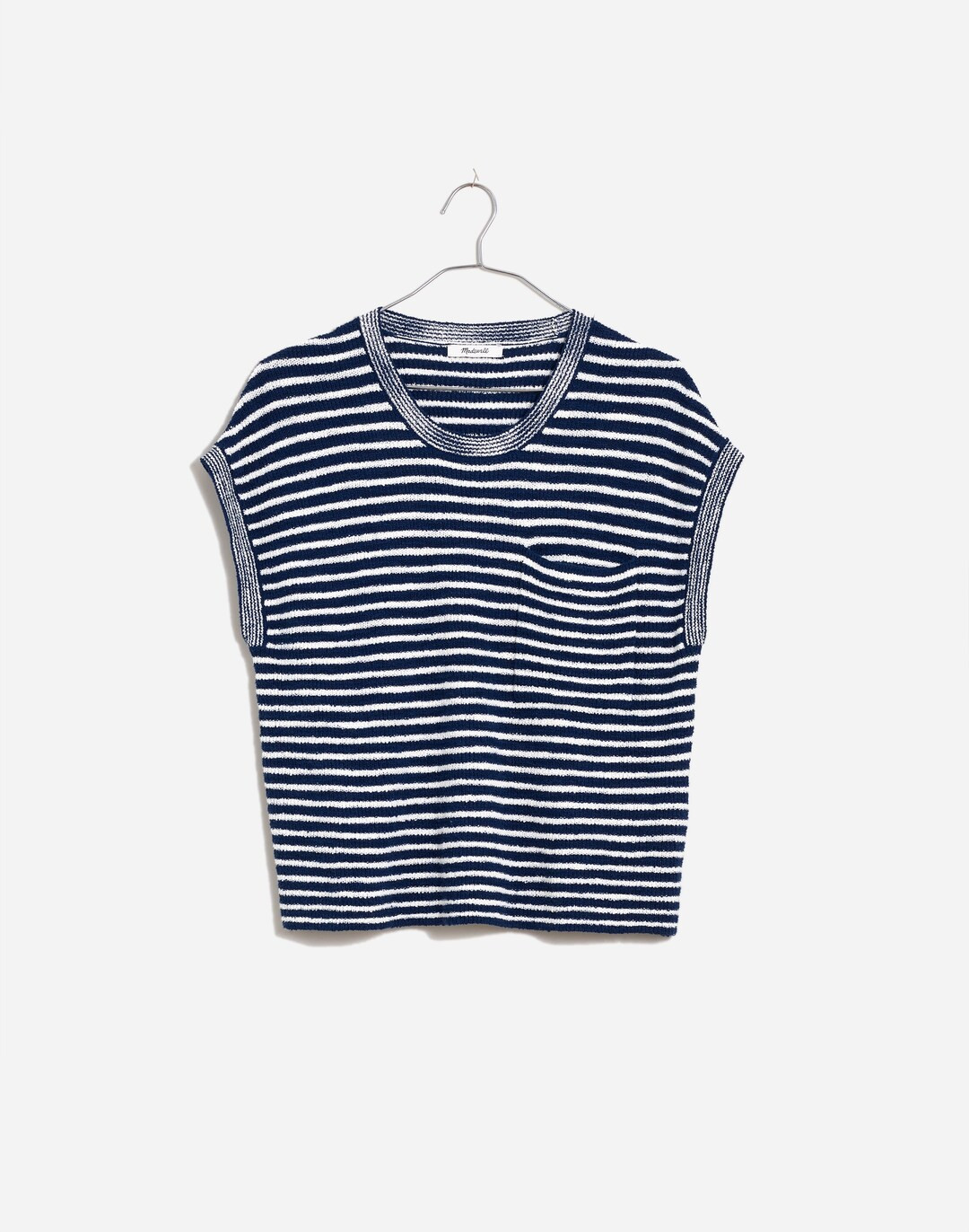 Ribbed Pocket Sweater Tee in Stripe | Madewell