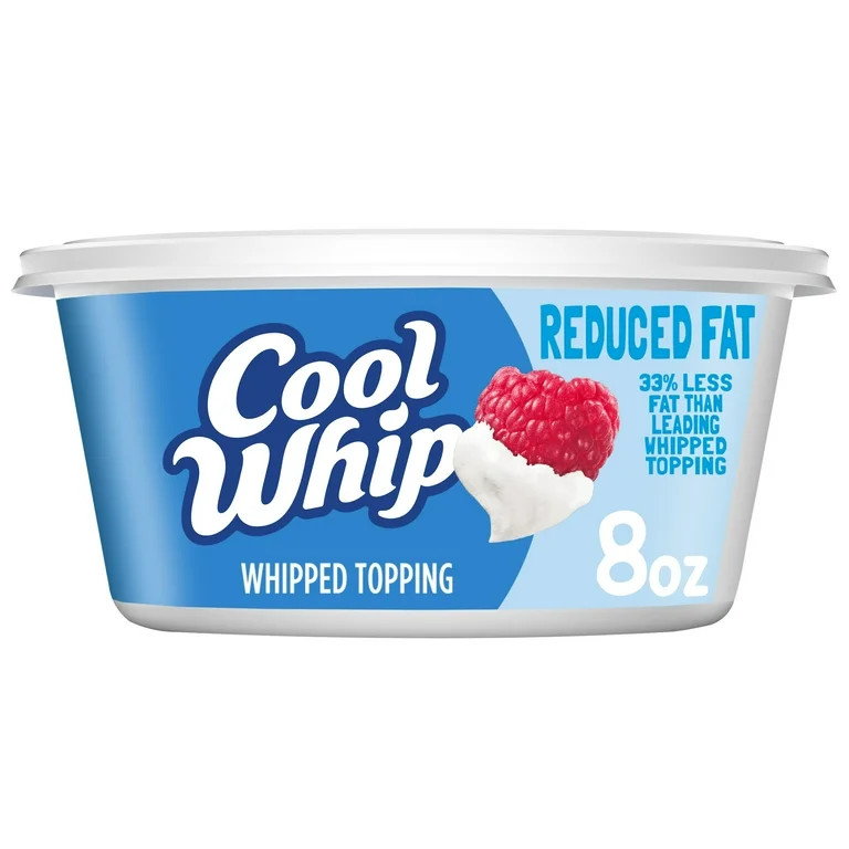 Cool Whip Reduced Fat Whipped Topping, 8 oz Tub | Walmart (US)