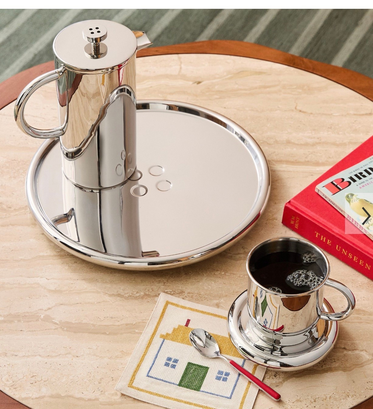 Emma Chamberlain Stainless Steel Coffee Collection

Emma Chamberlain Stainless Steel Mug & Button Saucer Set

Designed with Emma Chamberlain, this limited-edition collection is defined by expressive design. Sculptural silhouettes, layered textures and confident design choices allow each piece to shine on its own, instantly elevating a room

#LTKHome #LTKfoodie #LTKSeasonal