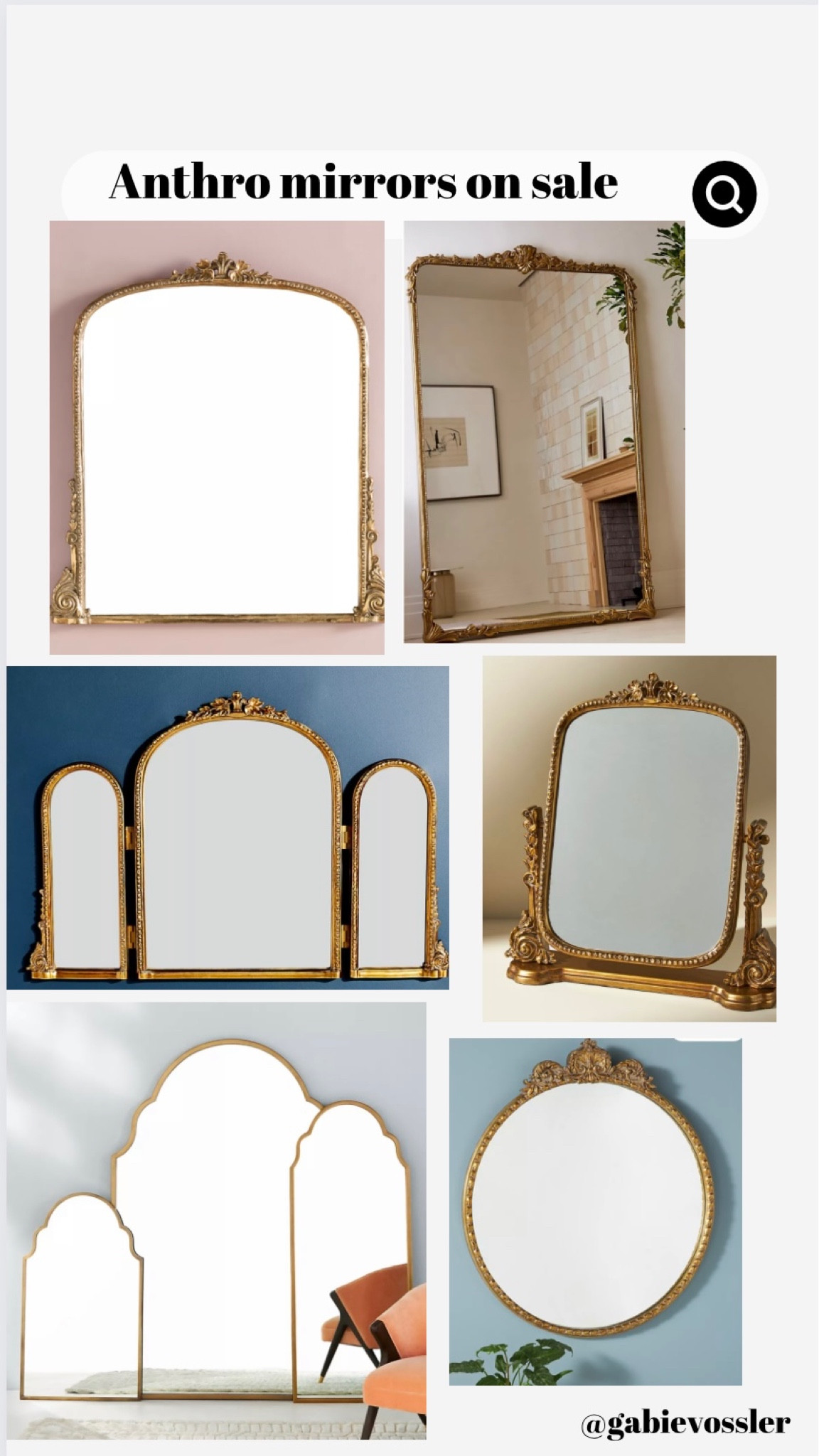 Anthro mirrors up to 40% off! These are stunning all year around! 

#LTKhome #LTKxAnthro #LTKsalealert