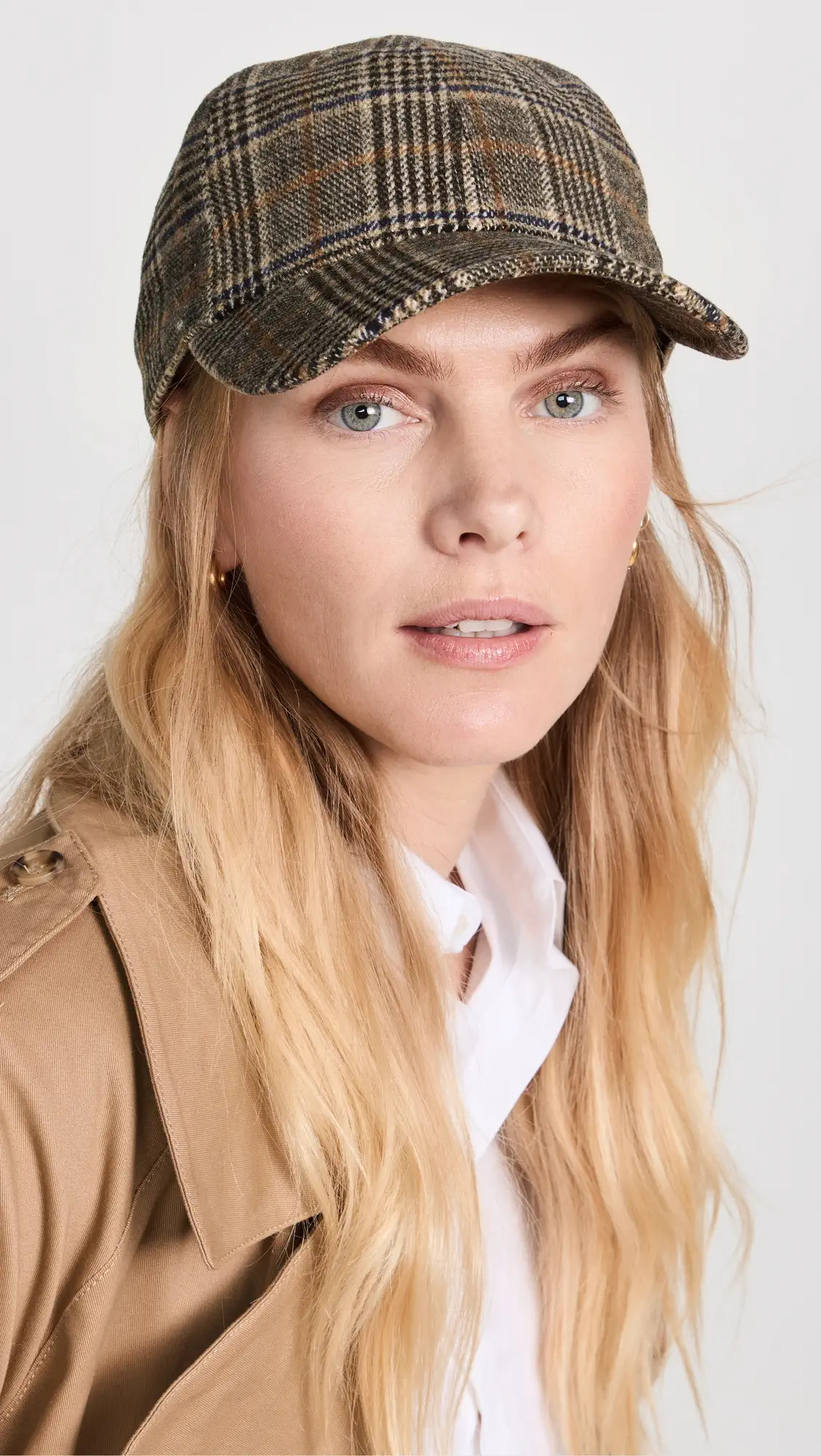 Madewell Baseball Cap in Glen Plaid | Shopbop | Shopbop