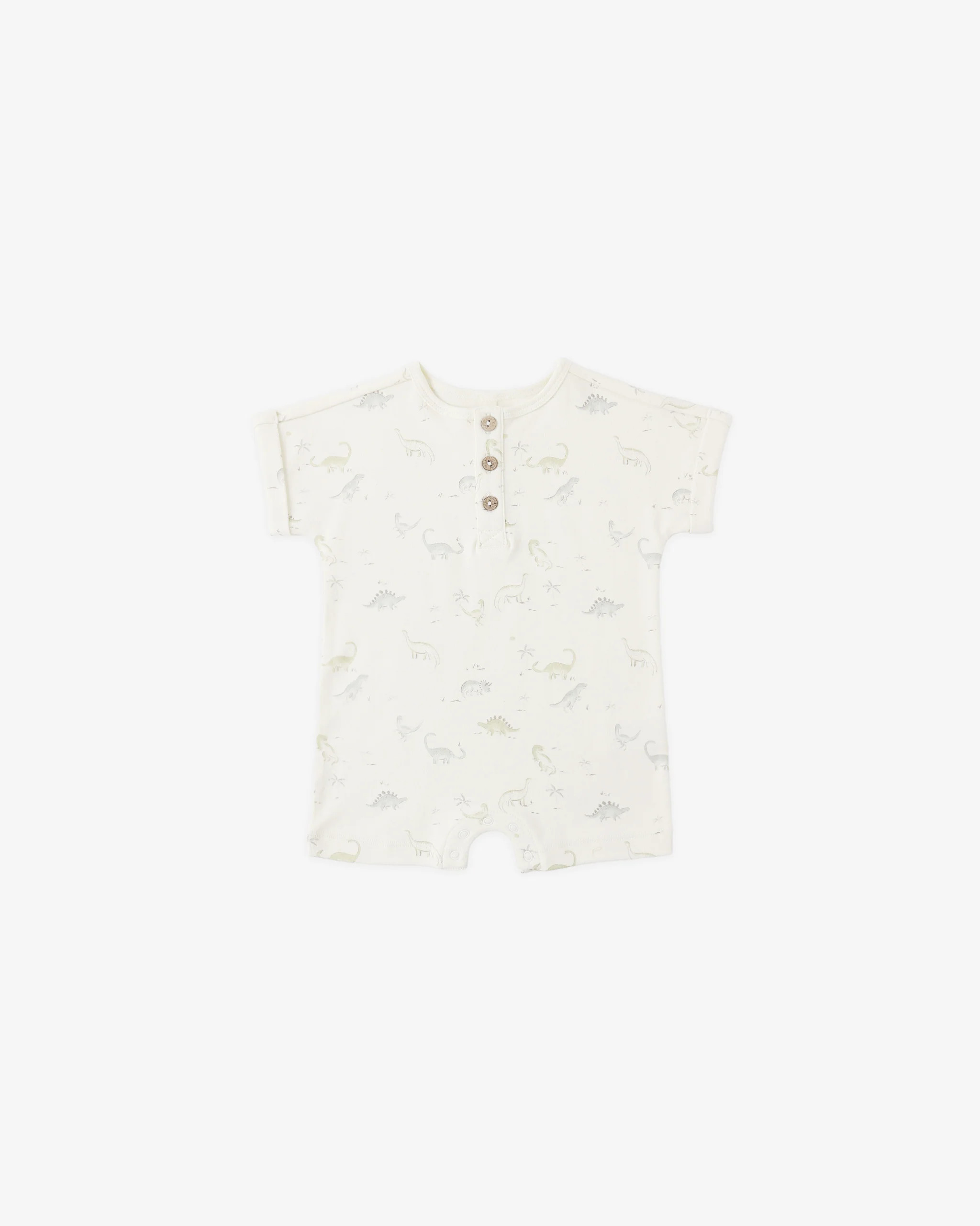 Short Sleeve One-Piece Dinosaur | Rylee + Cru