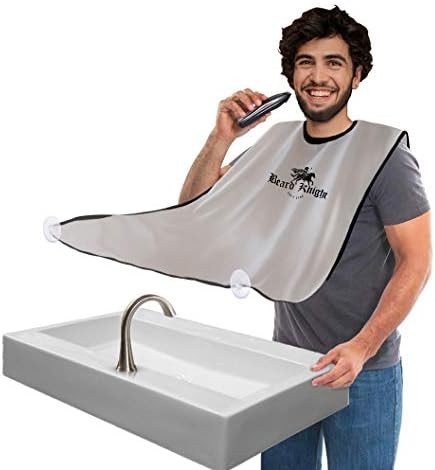 Beard Apron, Hair Clippings Catcher with Bag, Grooming Cape Apron, Beard Catcher for Shaving Trim... | Amazon (US)