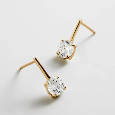 Kim 14K Gold Drop Earrings | BaubleBar