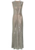Crystal-embellished mesh maxi dress | Harvey Nichols