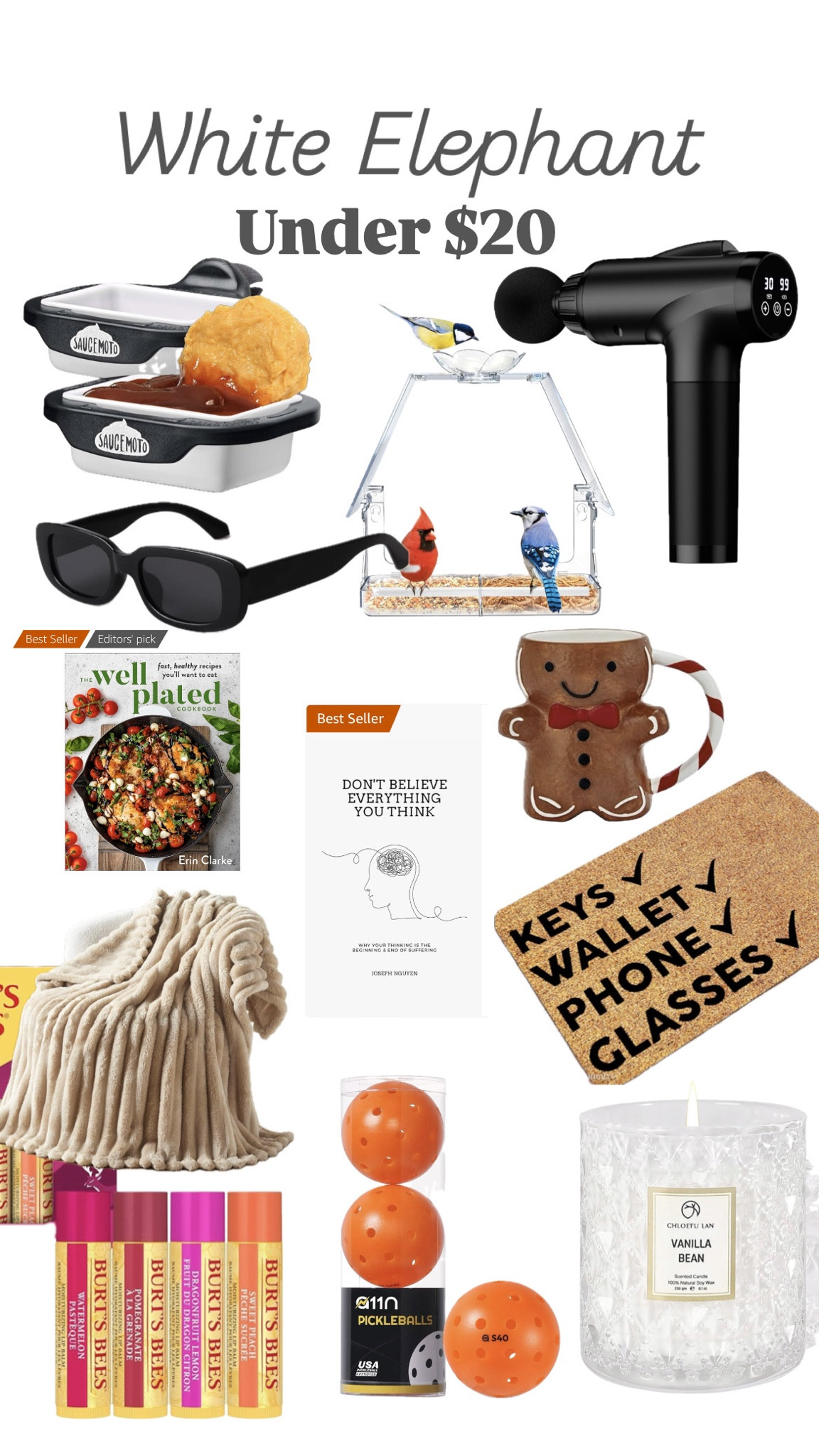 White Elephant gifts under $20!

Small gift
Gifts for anyone 

#LTKGiftGuide #LTKHoliday #LTKU