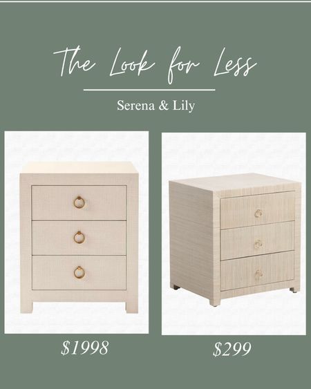 Serena and Lily nightstand dupe, coastal nightstand, woven nightstand 

#LTKhome
