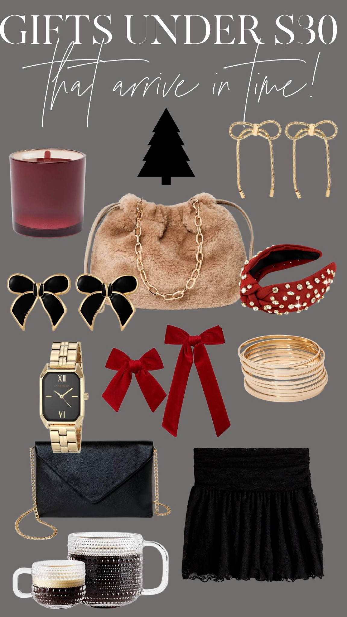 11 thoughtful gift ideas for her under $30 that are perfect for last-minute shopping! 🎁✨ These stylish picks will arrive just in time to make her holiday extra special. Shop affordable luxury without the stress! 

#LTKBeauty #LTKGiftGuide #LTKSaleAlert
