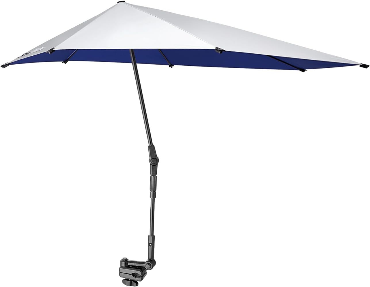 G4Free UPF 50+ Adjustable Chair Umbrella XL with Universal Clamp UV Protection Sun Shade Umbrella... | Amazon (US)