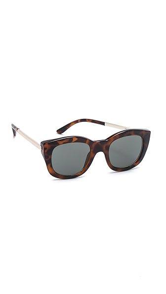 Runway Luxe Mirrored Sunglasses | Shopbop