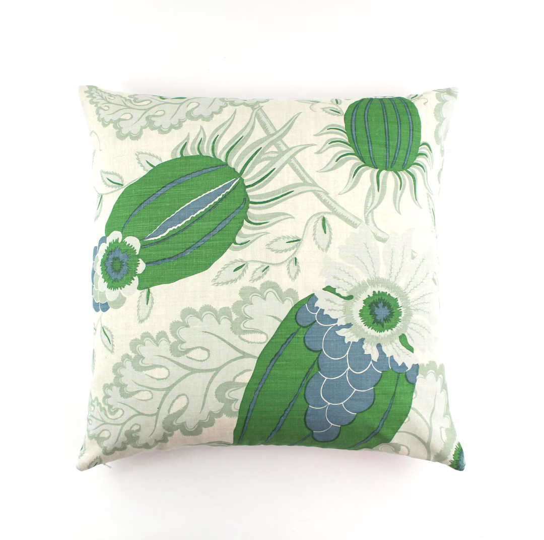 Christopher Farr Carnival Knife Edge Pillow shown in Green-comes in 6 Colors - Etsy | Etsy (US)