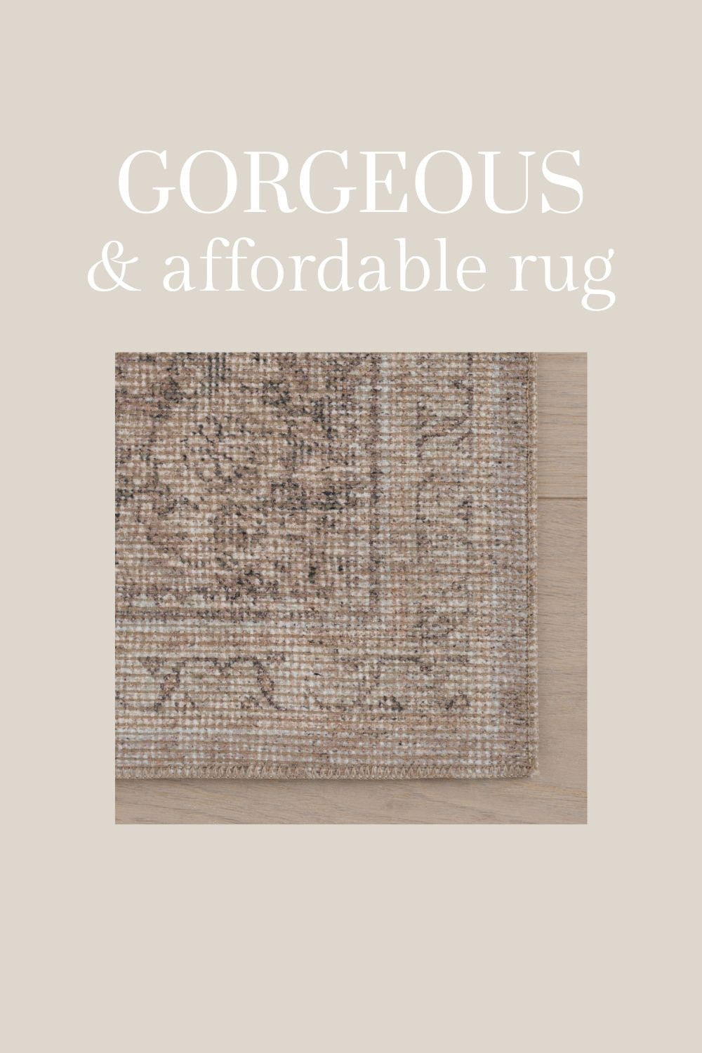 I’m a sucker for a rug with muted colors and patterns. This one is gorgeous! 

#LTKSaleAlert #LTKHome