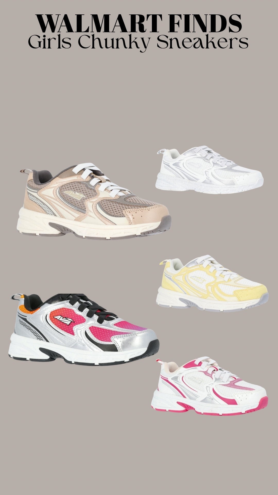 Girls chunky sneakers in the cutest color ways for only $20!! 

#LTKKids #LTKmomlife