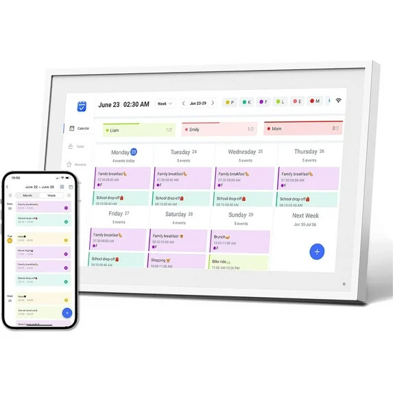 10.1 Inch Smart Digital Calendar Planner & Chore Chart, IPS HD Touchscreen Interactive Display fo... | Walmart (US)