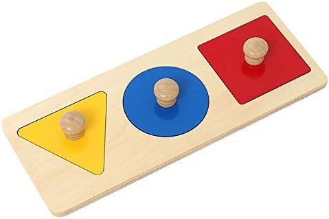Adena Montessori Colorful Montessori Multiple Shape Puzzles - Learning Material Sensorial Toy for... | Amazon (US)