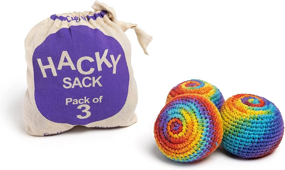 Hacky Sack Hand Crochet - Pack of 3 | Amazon (US)