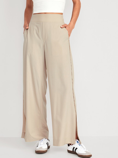High-Waisted StretchTech Wide-Leg Pants for Women | Old Navy (US)