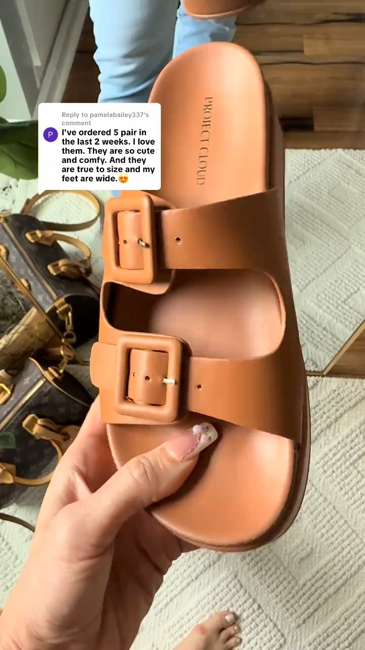 These sandals have that cushioned base that makes them feel softer than they look.

#LTKFinds #LTKShoeCrush #LTKStyle
#ProjectCloud #SoftStep #EverydayComfort #earnscommissions 

 #LTKootd #LTKOver40 #LTKTravel