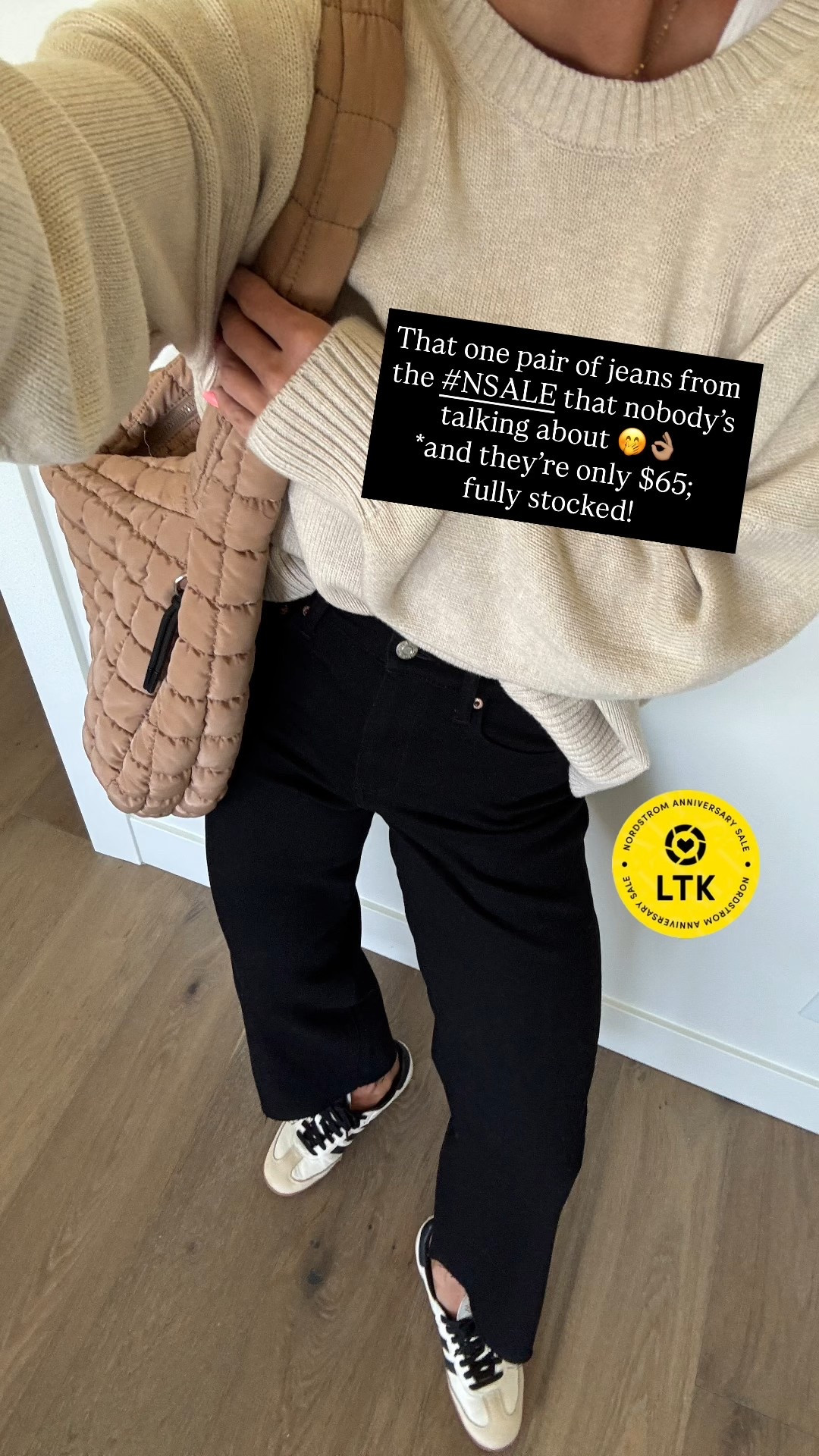 That one pair of jeans that nobody’s talking about from the NSALE — fully stocked and ONLY $65. 
They fit TTS; have the perfect amount of stretch, and hold everything up and in.👏🏽
I love this length for just about any shoe — sneakers to sandals to boots for the Fall! (raw hem, so you can cut shorter if need be) 

#LTKFindsUnder100 #LTKOver40 #LTKSaleAlert