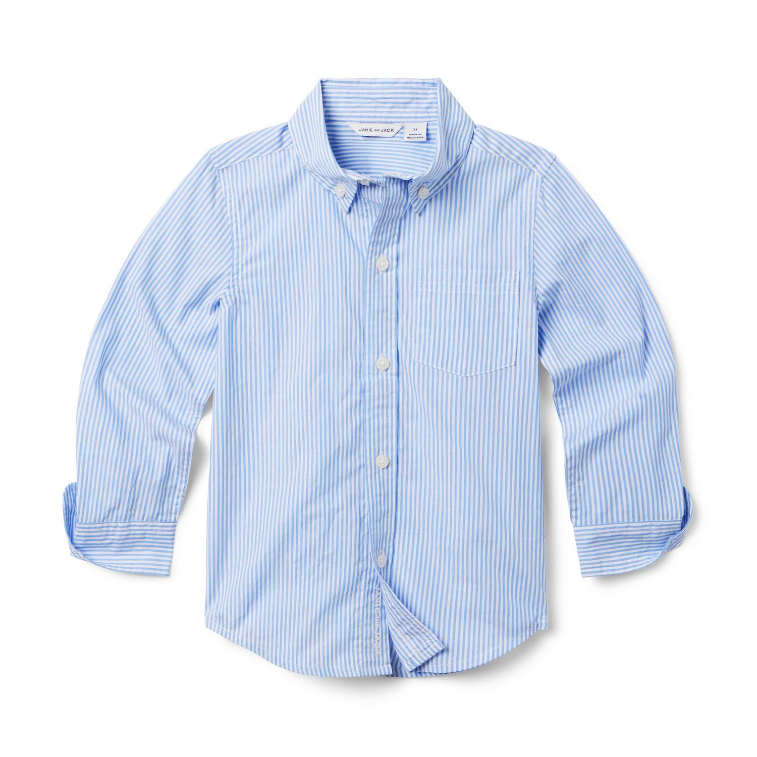 The Striped Poplin Shirt | Janie and Jack