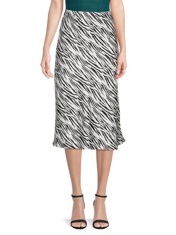 Zebra Print Midi Skirt | Saks Fifth Avenue OFF 5TH
