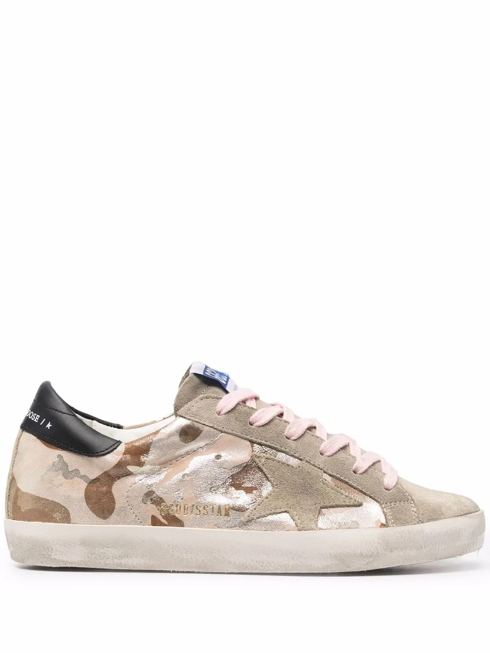 Golden Goose Super-Star Camouflage Sneakers - Farfetch | Farfetch Global
