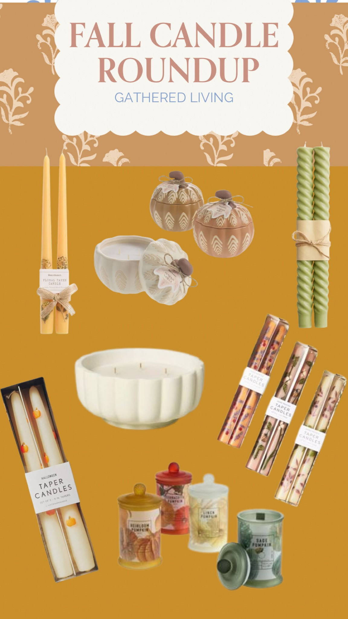 Fall Candle Roundup 

#LTKHome #LTKFallSale #LTKHalloween
