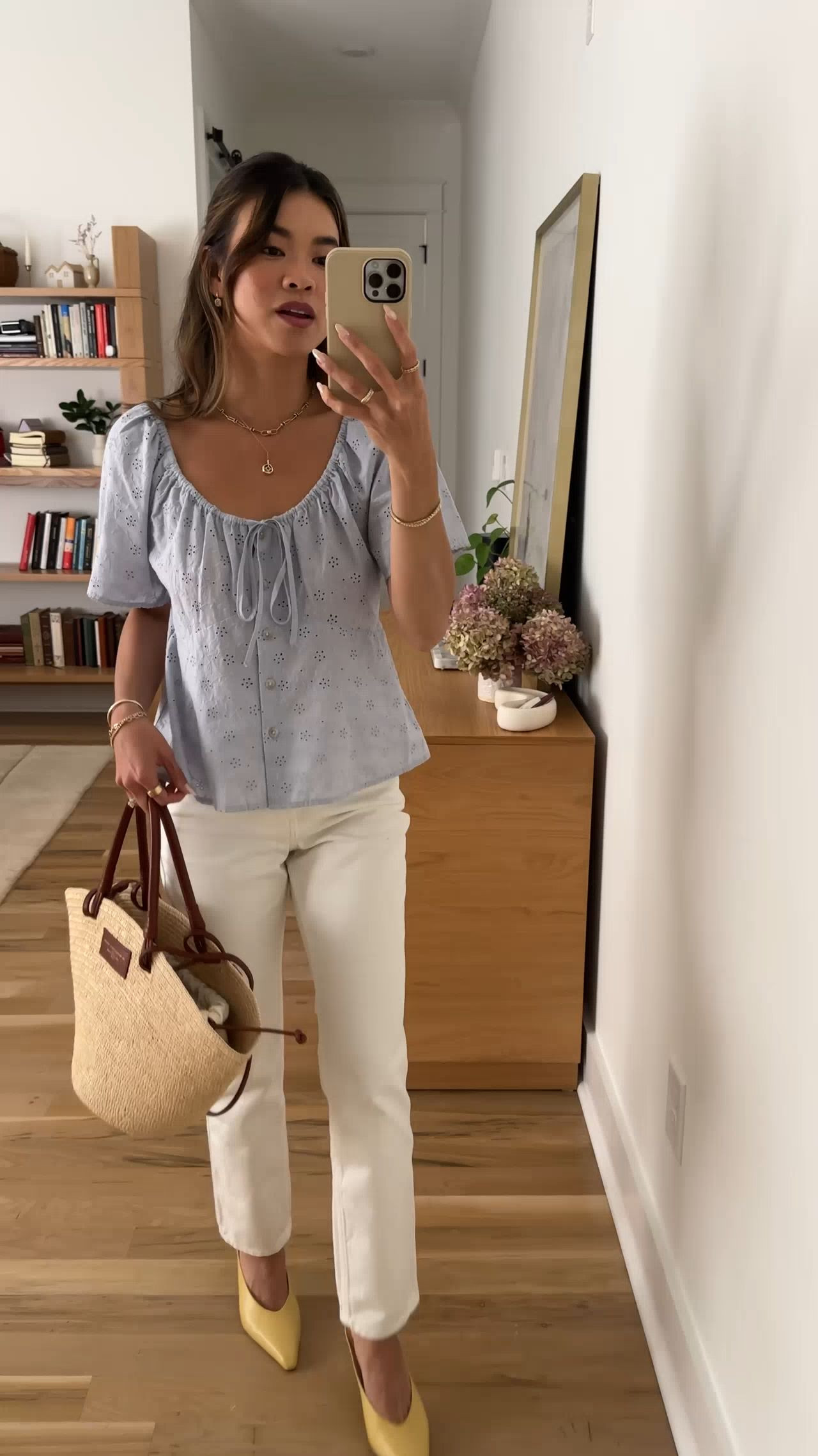 Are you looking for summer work outfits? This @Target blouse is lightweight and perfect for work!

Sizing info:
Target Short Sleeve Eyelet Scoop Neck Blouse - Size XS in Light Blue
Sezane Brut Sexy Jeans - Size 2 in Ecru

Petite style, petite fashion, mom outfit, mom style, petite pants, petite outfit ideas, petite outfits, best pants for petite, petite denim, spring style, spring outfits, beach outfits, vacation outfits, target blouse, summer blouse, workwear blouse, white jeans, petite white jeans,  

 

#LTKootd #LTKPetite #LTKSeasonal