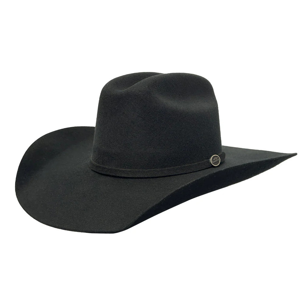 American Cowboy Hat 6 7/8 / Black | Conner Hats
