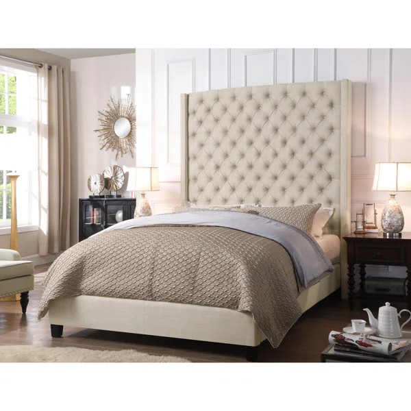 Antonio Tufted Upholstered Low Profile Standard Bed | Wayfair North America