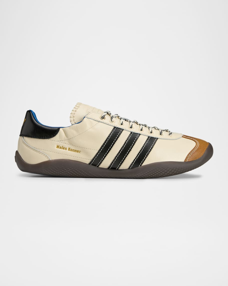 Adidas x Wales Bonner Men's Karintha OG Leather Sneakers | Neiman Marcus