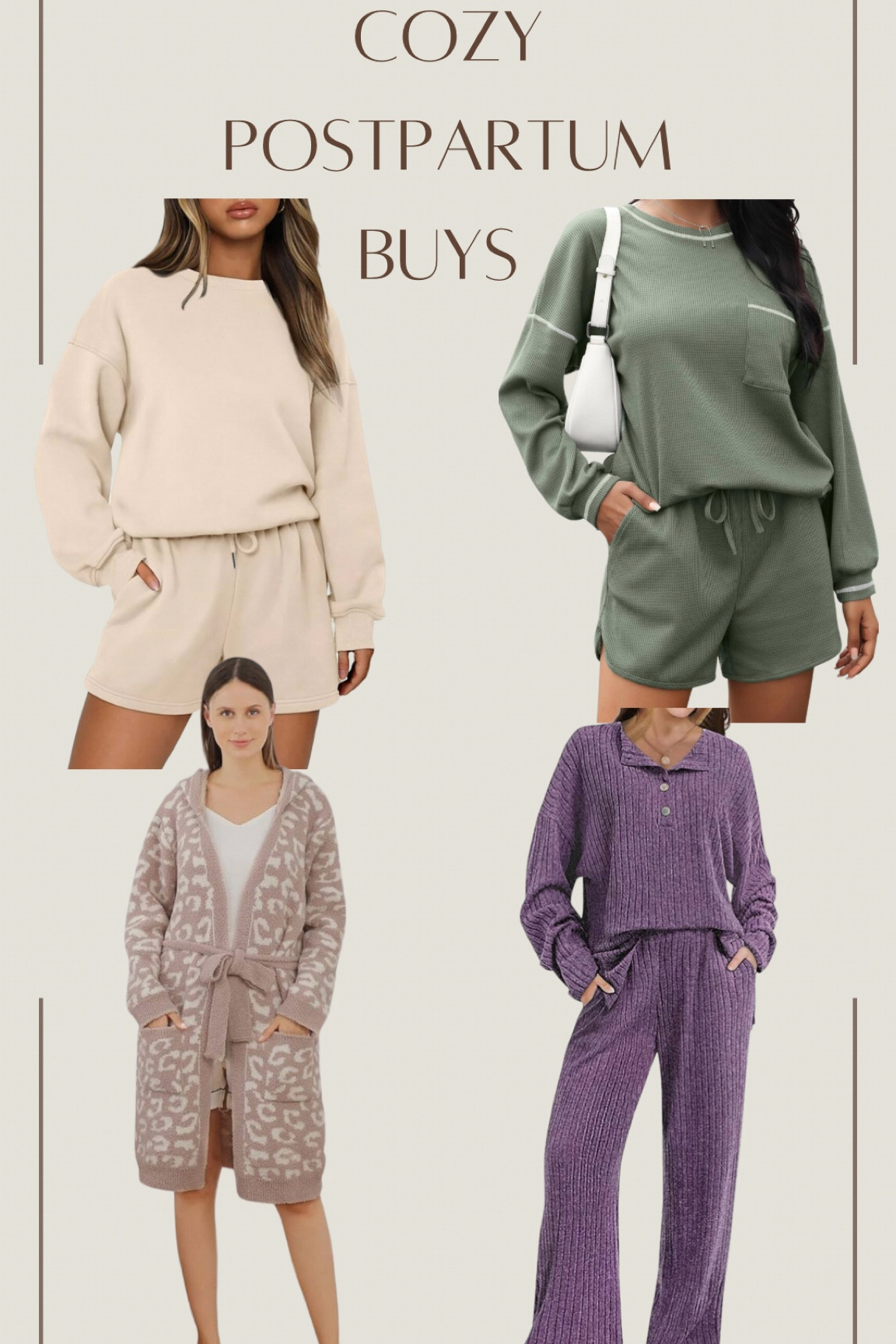 Cozy postpartum outfits that I’ve bought and loved!



Cozy outfit, sweatshirt, robe, long sleeve pajamas, comfy sweat set, comfy clothes, postpartum clothes, postpartum looks, barefoot dreams dupe

#LTKstyletip #LTKbump #LTKfindsunder50
