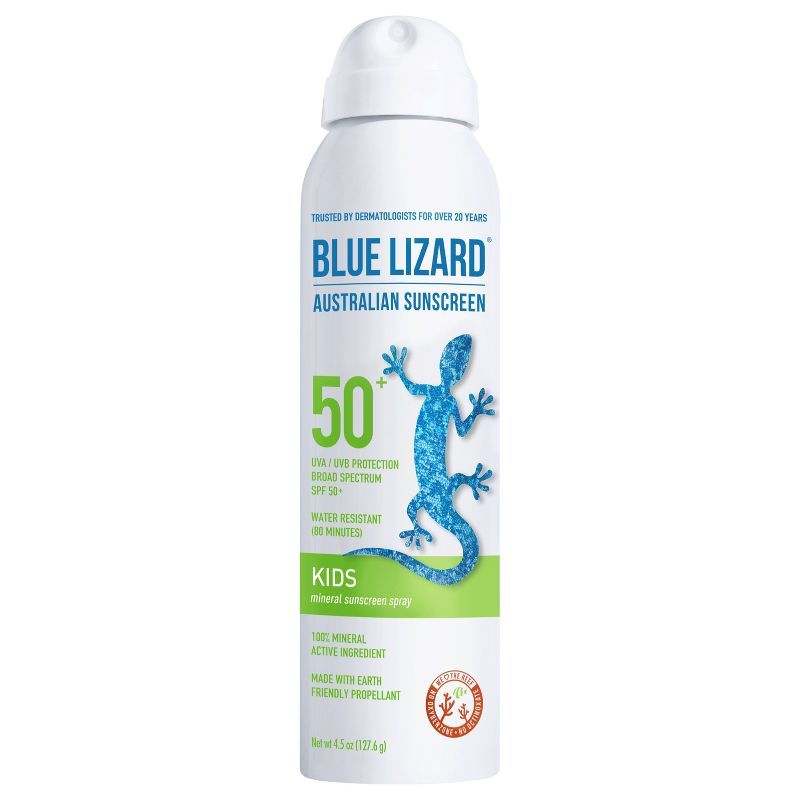 Blue Lizard Kids Mineral Sunscreen Spray - SPF 50+ - 4.5 oz | Target
