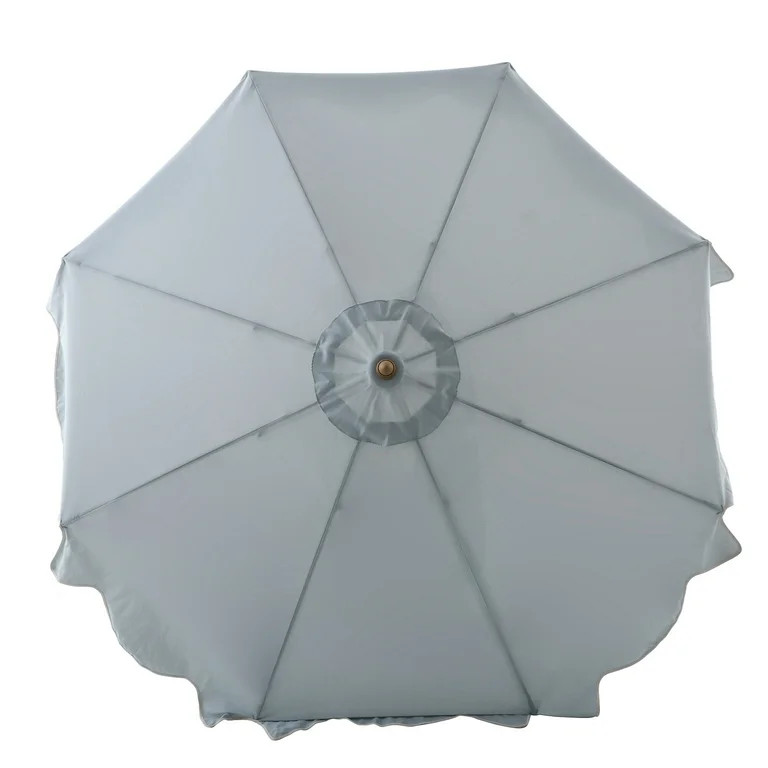 My Texas House 9ft Round Market Patio Umbrella, Blue | Walmart (US)