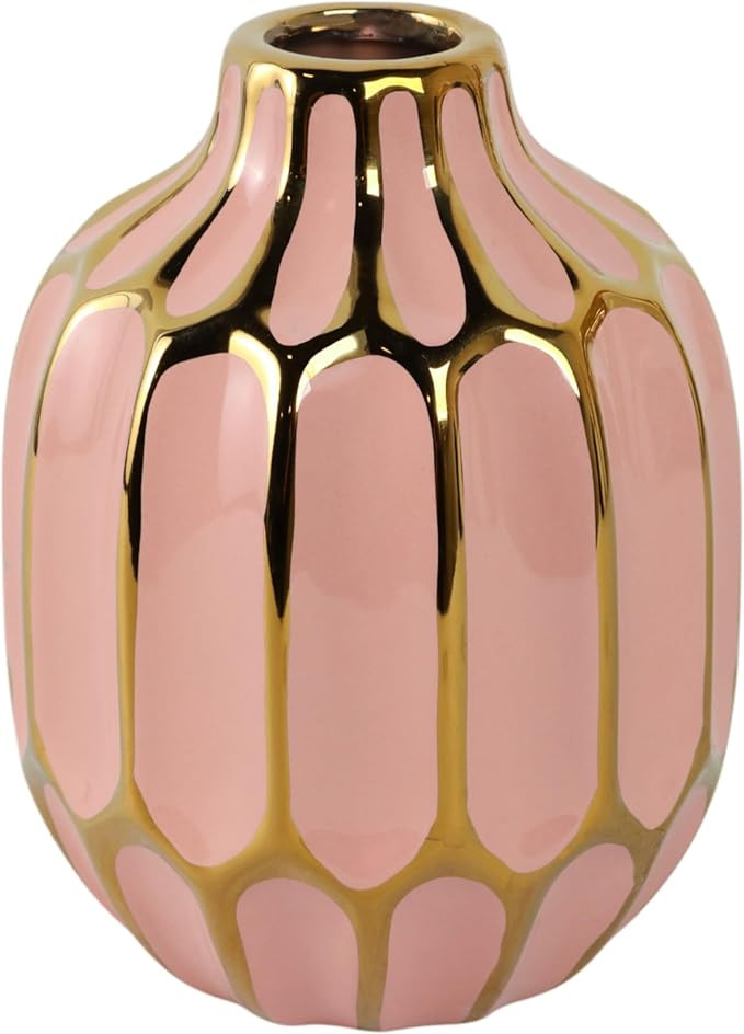 Elegant Ceramic Vase for Living Room Decor and Home Decor Accent - Modern Decorative Flower Vase ... | Amazon (US)
