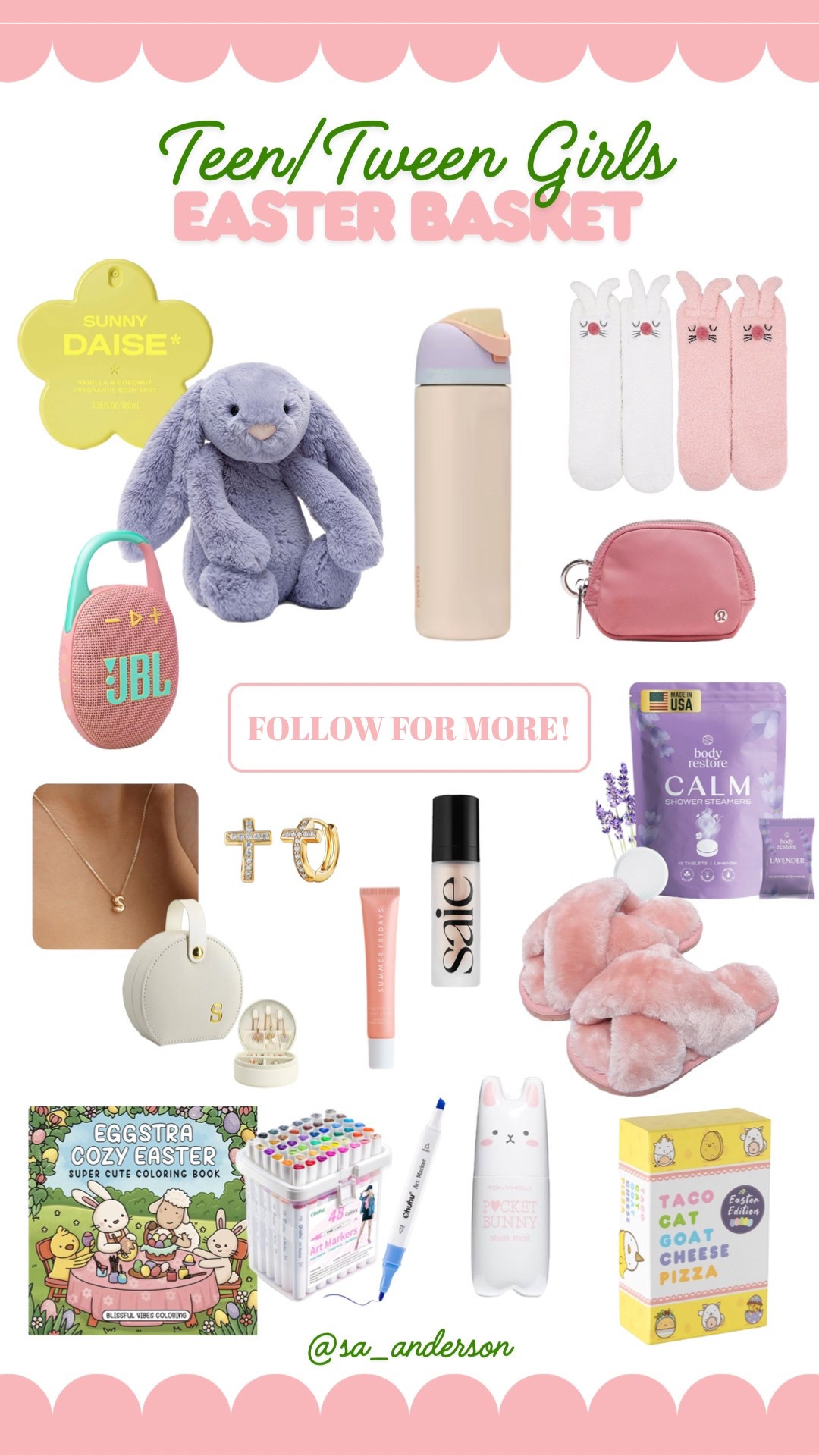 Teen/tween girl Easter basket ideas! #easter2025 #easterbasket #easterbasketideas #teengirl #teengirleasterbasket #tweengirls #tweengirleasterbasket

#LTKFamily #LTKKids #LTKSeasonal