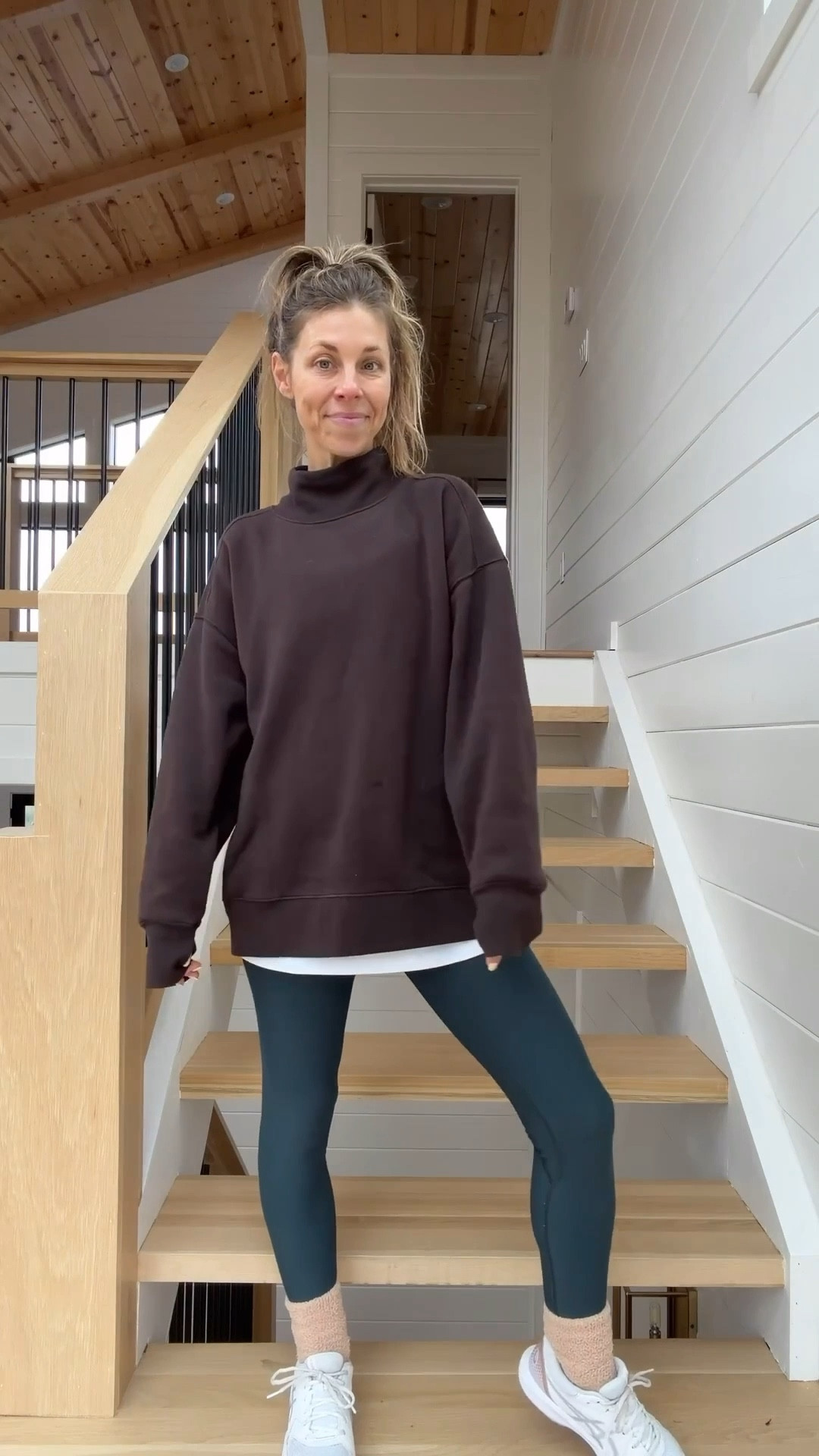 Love this oversized mock neck sweatshirt!!! Size medium. Fleece lined leggings are my fave! 


#LTKdayinmylife #LTKgrwm #LTKootd