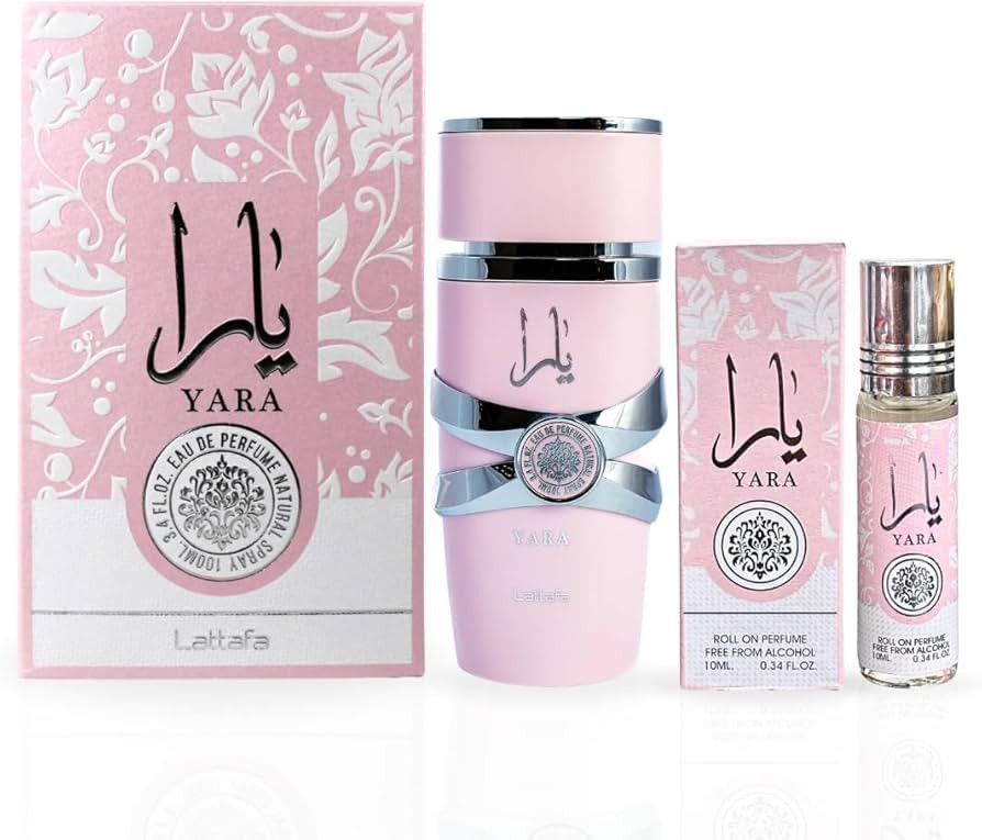 Lattafa Yara 2-piece Fragrance Bundle for Women (3.4 Oz Eau de Parfum Spray + 0.34 Oz Concentrate... | Amazon (US)