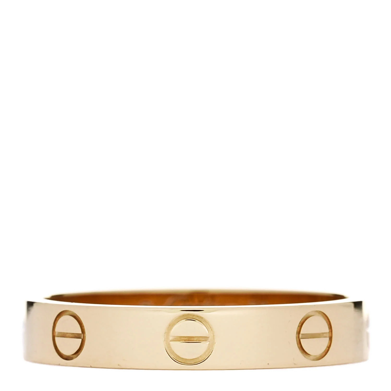 18K Yellow Gold 3.5mm LOVE Wedding Band Ring 56 7.75 | FASHIONPHILE (US)