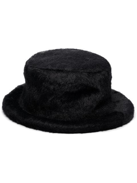 faux-fur bucket hat | Farfetch (RoW)